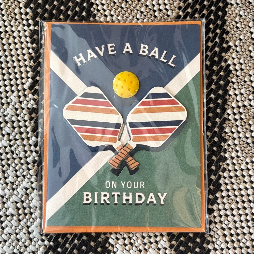 🆕Papyrus Pickleball Birthday Greeting Card